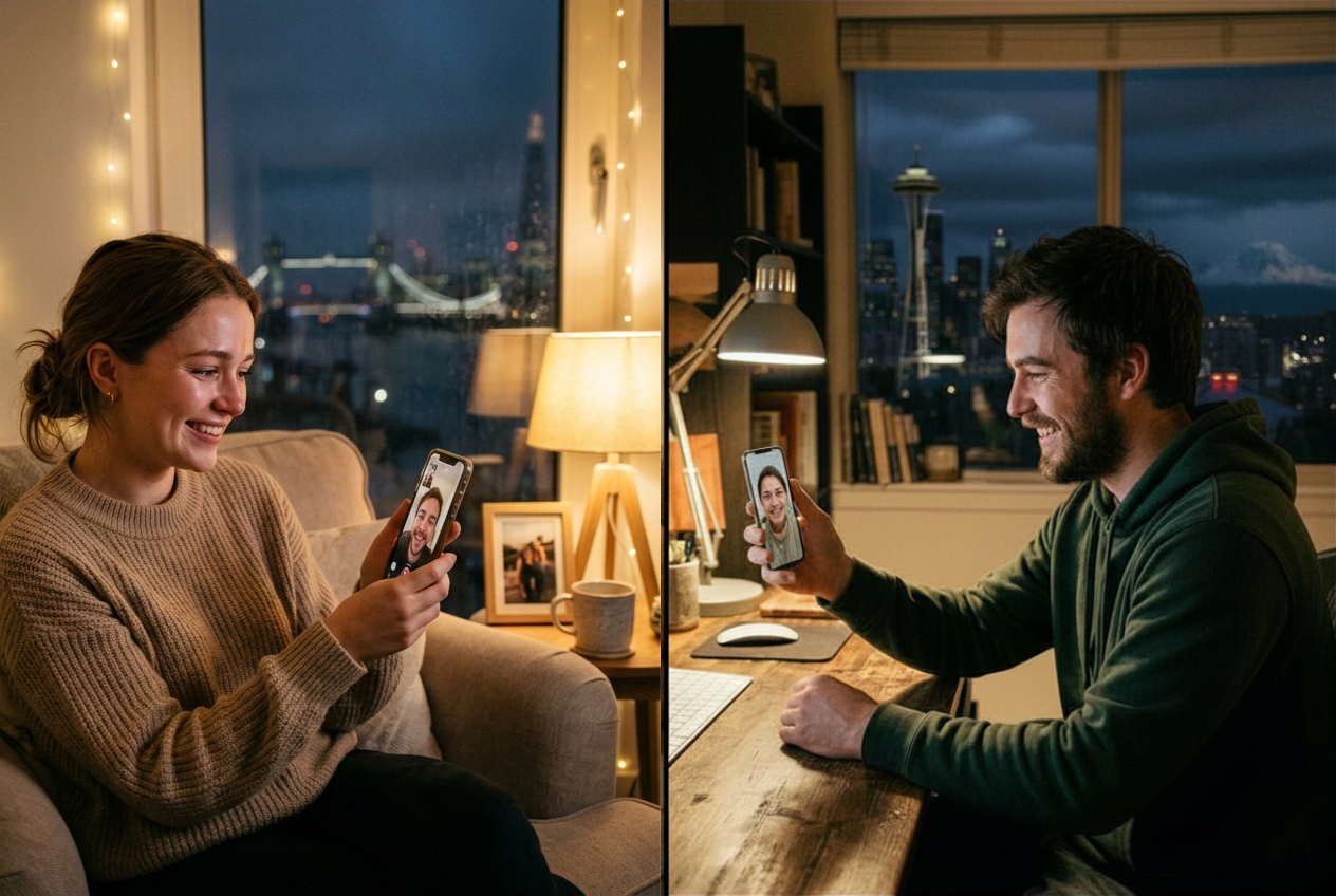 long distance video gift example